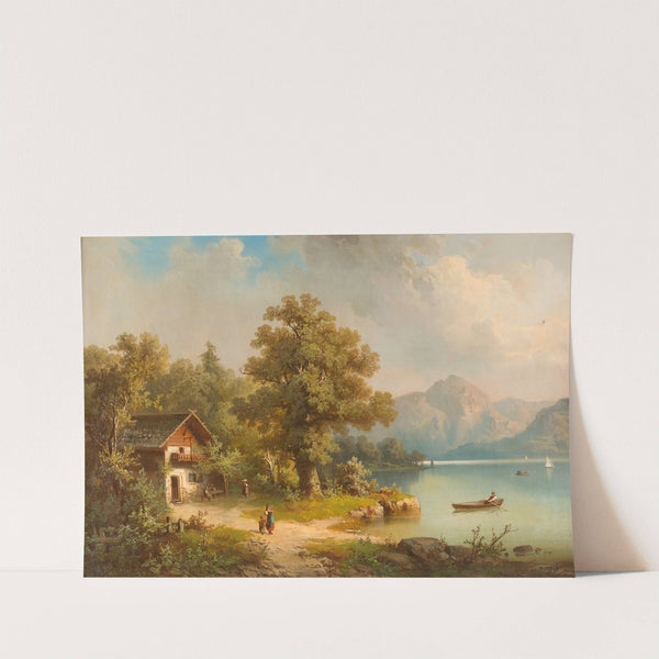 At Lake Lucerne by Guido Hampe