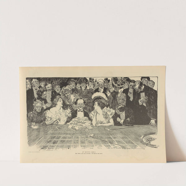 At Monte Carlo (1893-1900) by Charles Dana Gibson