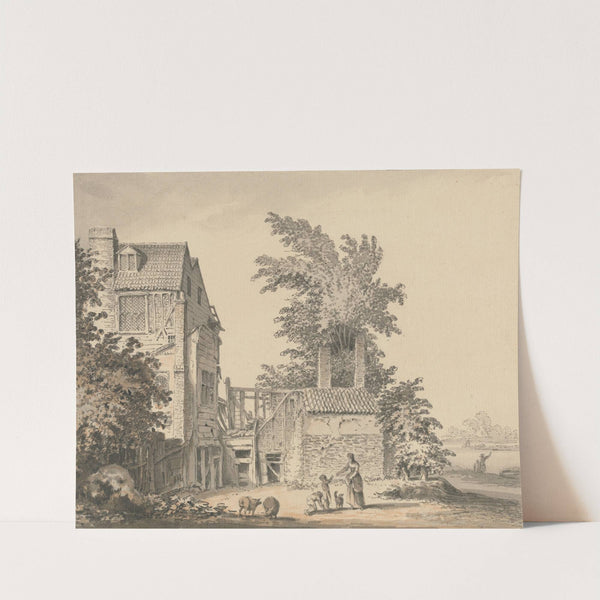 At Mortlake by Samuel Hieronymus Grimm