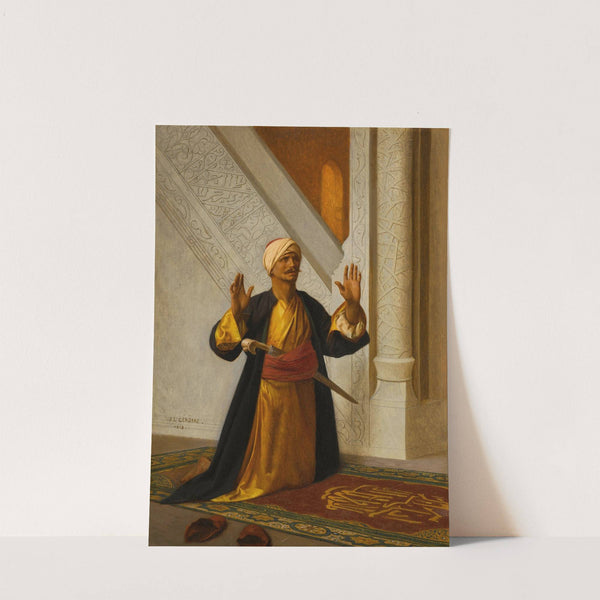 At Prayer (1858) by Jean-Léon Gérôme