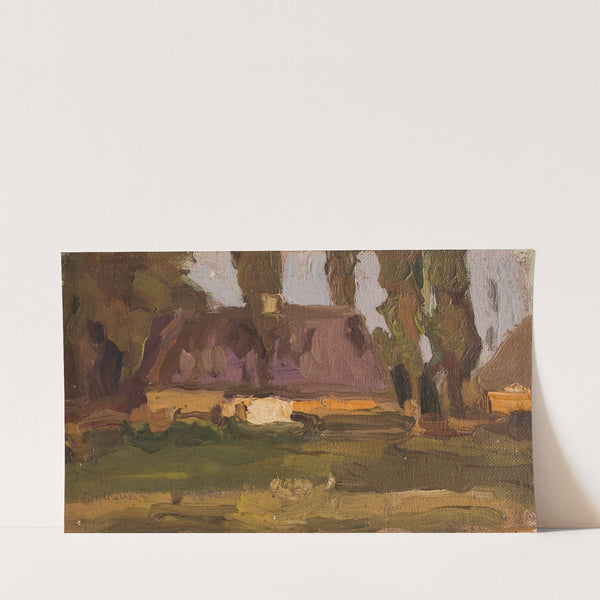 At Sunset (1903) by Witold Wojtkiewicz