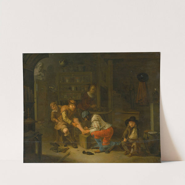 At the Apothecary's by Gerrit Lundens