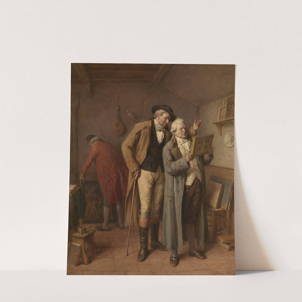 At the Art Dealer by Jean-Baptiste Madou