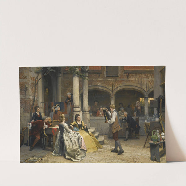 At the Auction (1871) by Auguste Serrure