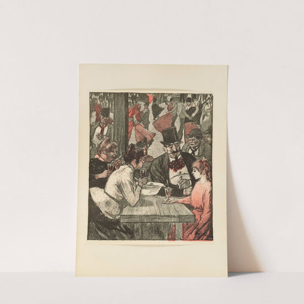 At The Ball (1912) by Théophile Alexandre Steinlen