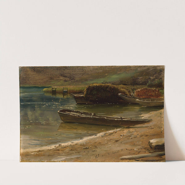 At the Bank, Winkel in Switzerland by Thomas Fearnley