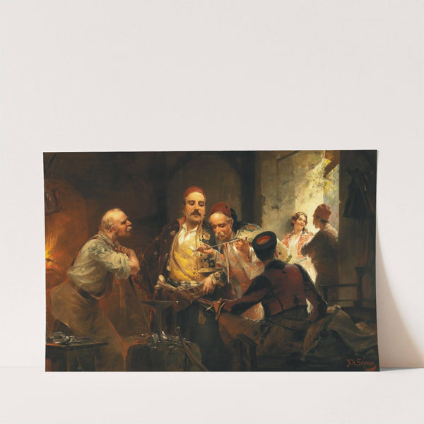 At the bladesmith’s by Alois Hans Schram