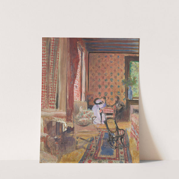 At the Board Game (1902) by Édouard Vuillard