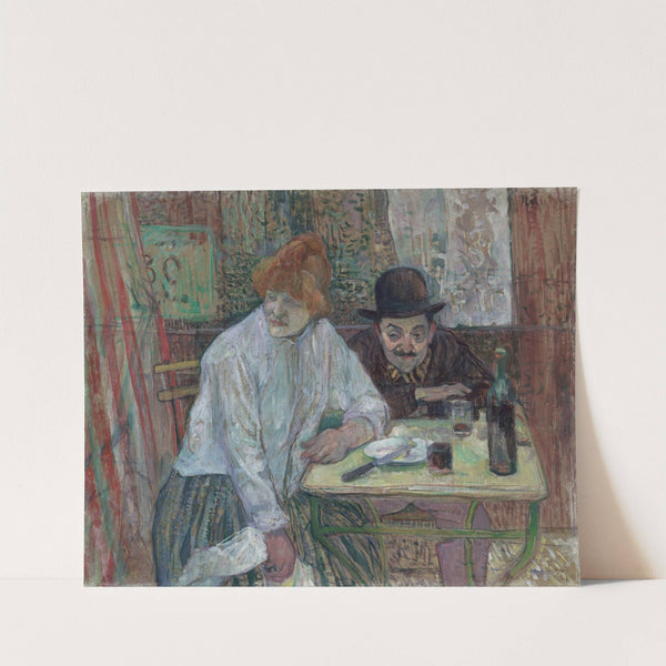 At the Café La Mie (about 1891) by Henri de Toulouse-Lautrec