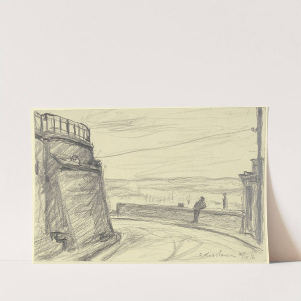 At the city wall of Laon by Jakob Nussbaum