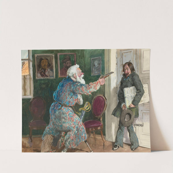 At the collector’s (1912) by Józef Rapacki