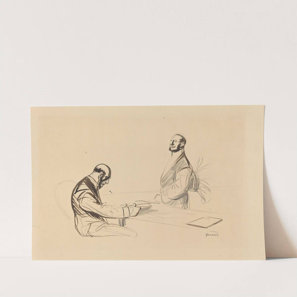 At the Conference II (c. 1919) by Jean-Louis Forain