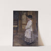At the door by Fritz von Uhde