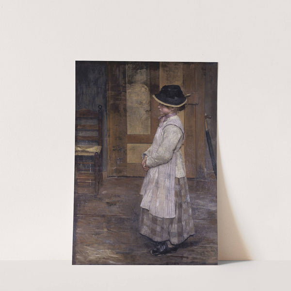At the door by Fritz von Uhde