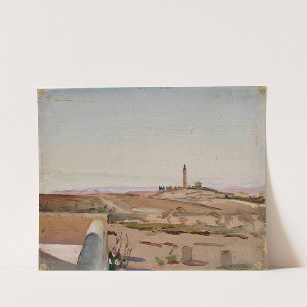 At the edge of the city and the desert. From the journey to Palestine by Jan Ciągliński