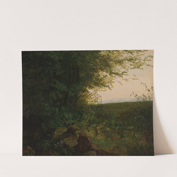 At the Edge of the Forest (ca. 1820) by August Heinrich