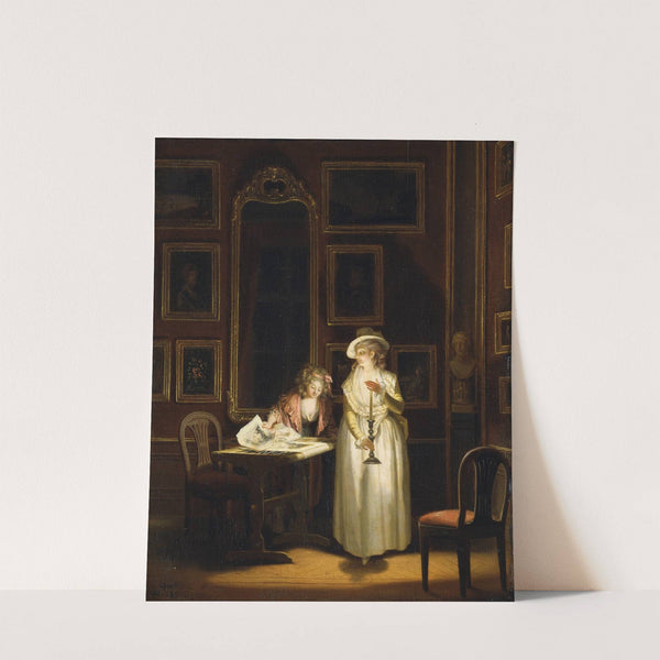 At the Embroidery-Frame by Pehr Hilleström