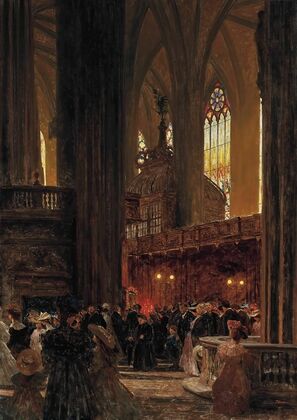 At The End Of A Sunday Service, St. Stephen’s Cathedral, Vienna — size preview