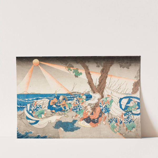 At the Execution Ground of Tatsunokuchi, Sagami Province by Utagawa Kuniyoshi