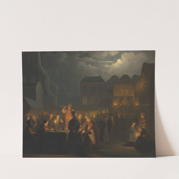 At the fair by Petrus van Schendel