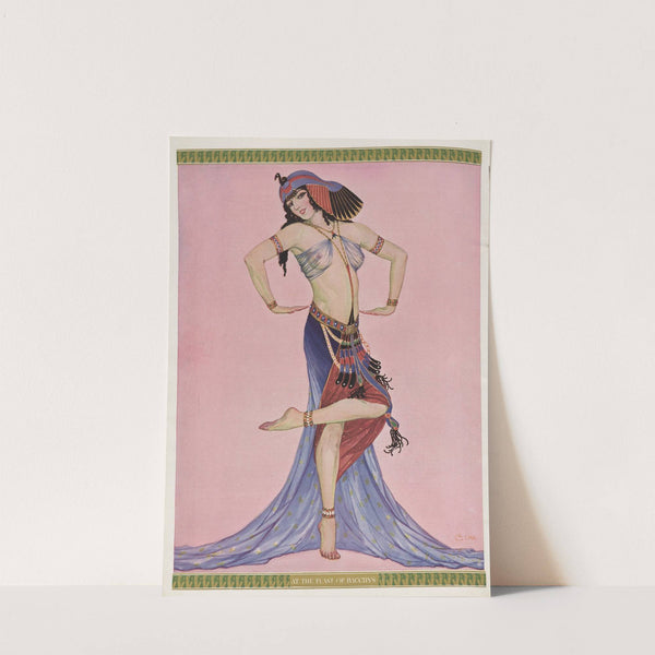 At the feast of Bacchys (1919) by Carl Link