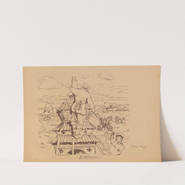 At the Foot of the Cross (1915-1918) by Józef Rapacki