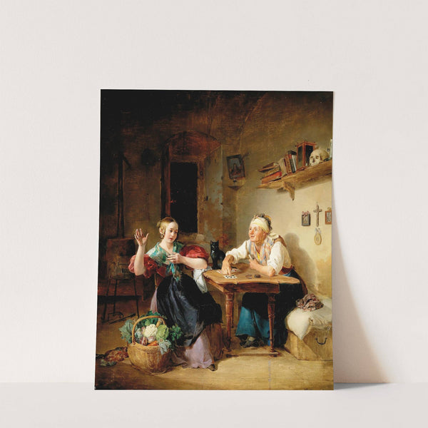 At the Fortune Teller by Eduard Ritter