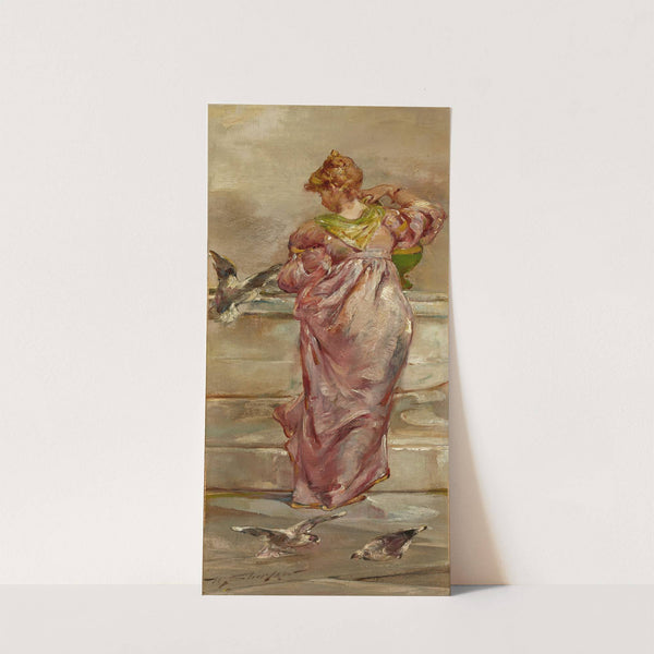 At the Fountain by Walter Shirlaw