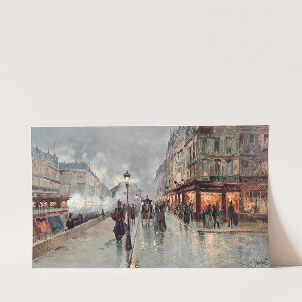 At the Gare Saint Lazare towards the end of the day by Fausto Giusto