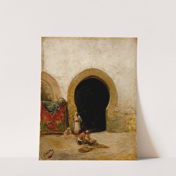 At the Gate of the Seraglio (circa 1870) by Mariano Fortuny Marsal