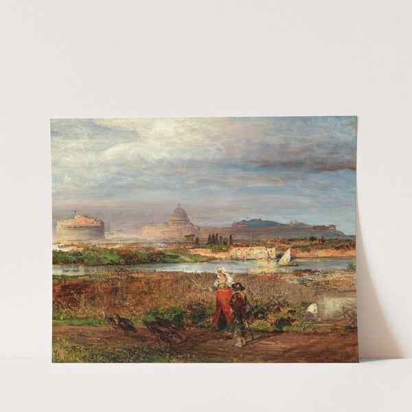 At the Gates of Rome by Oswald Achenbach