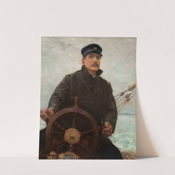 At the Helm (Edward Dale Toland) by Robert William Vonnoh