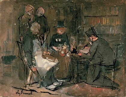 At the Lawyer’s Office (study)