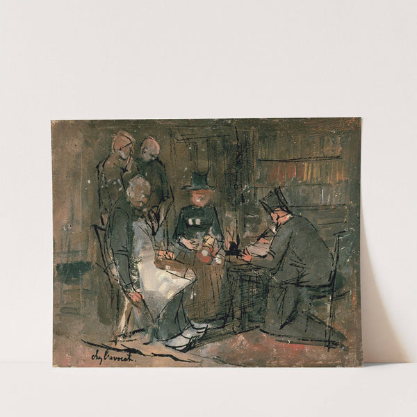 At the Lawyer’s Office (study) by Jan Toorop