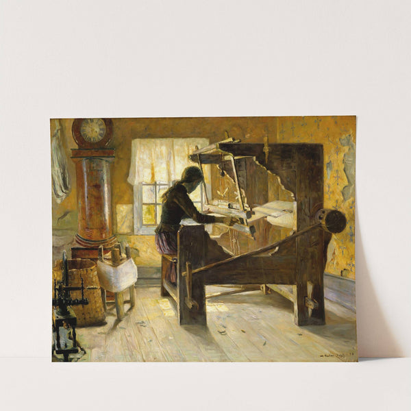 At the Loom (1890) by Gustav Wentzel