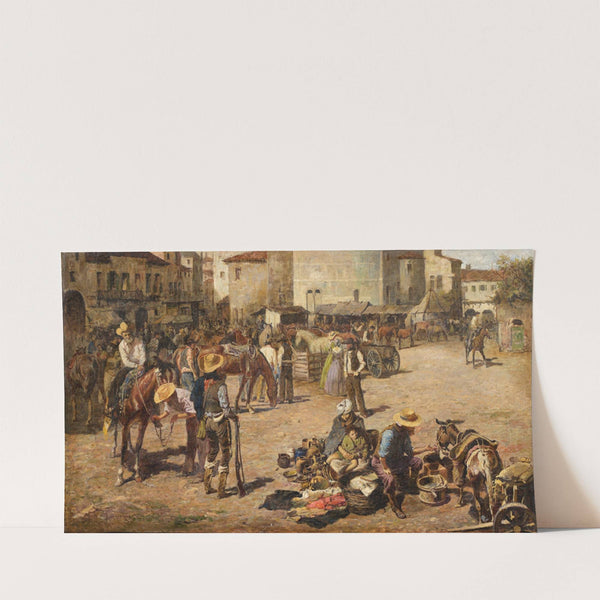 At the market by Juan García