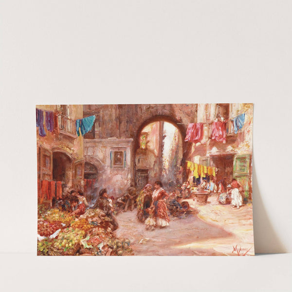 At the Market by Vincenzo Migliaro