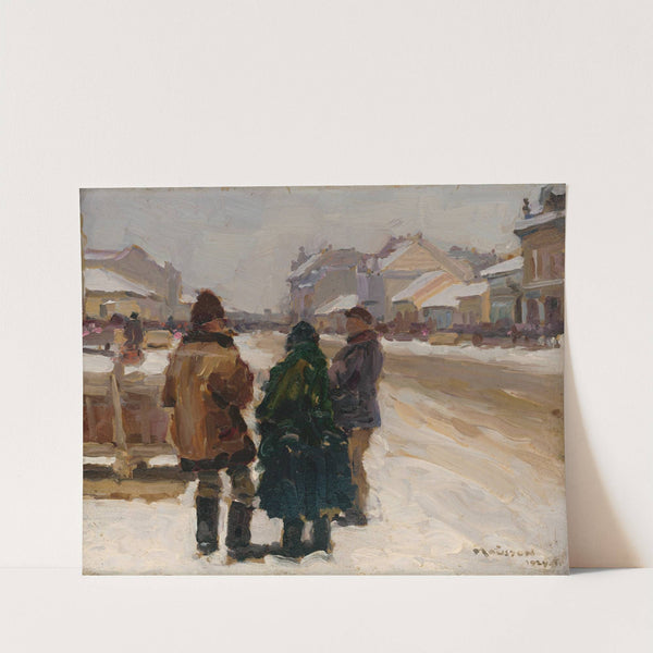 At the Michalovice Market by Jozef Teodor Mousson