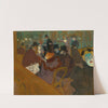 At the Moulin Rouge by Henri de Toulouse-Lautrec