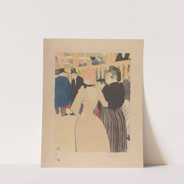 At the Moulin Rouge; La Goulue and Her Sister (1892) by Henri de Toulouse-Lautrec