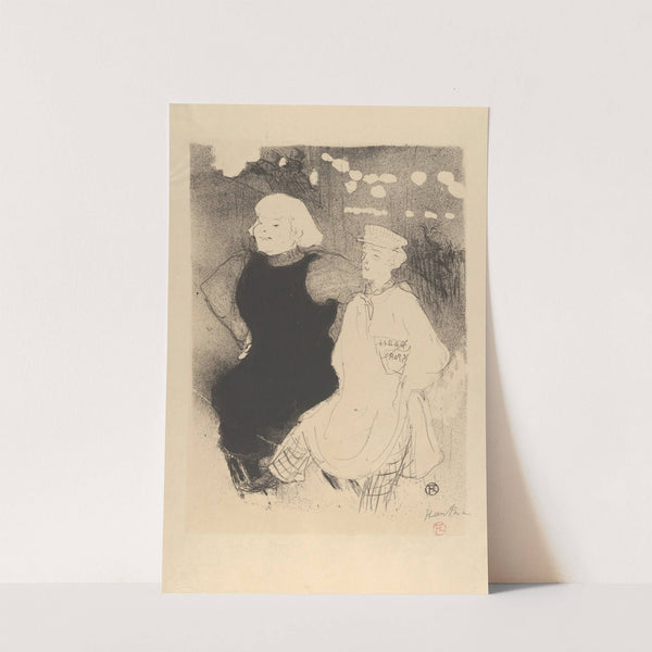 At the Moulin Rouge; The Franco-Russian Alliance (1893) by Henri de Toulouse-Lautrec