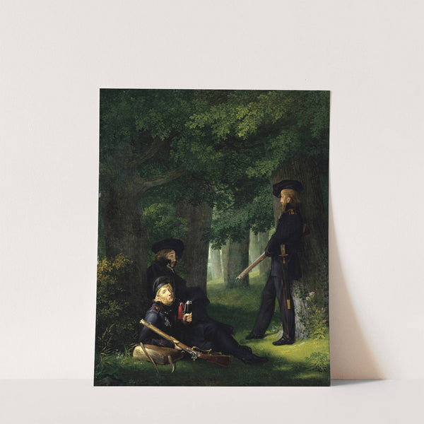 At the Outpost by Georg Friedrich Kersting