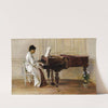 At the Piano by Theodore Robinson