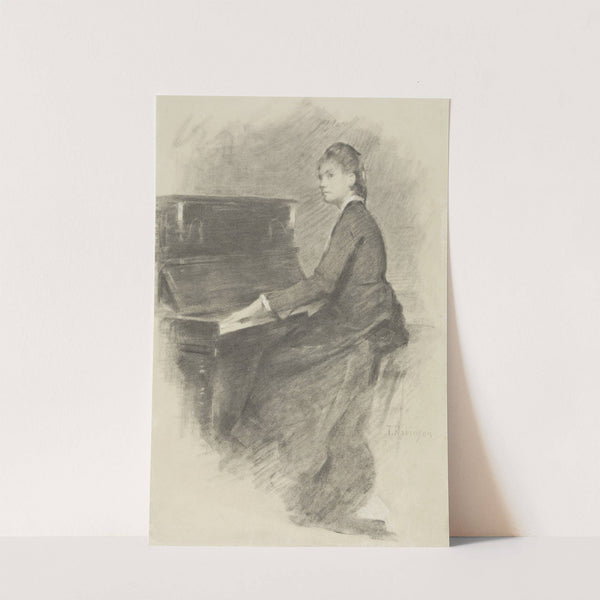 At the Piano by Theodore Robinson