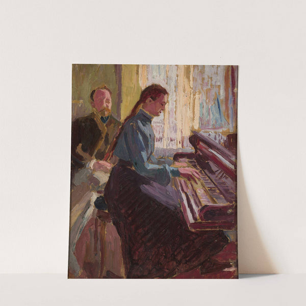 At the piano by Aleksy Nowakowski