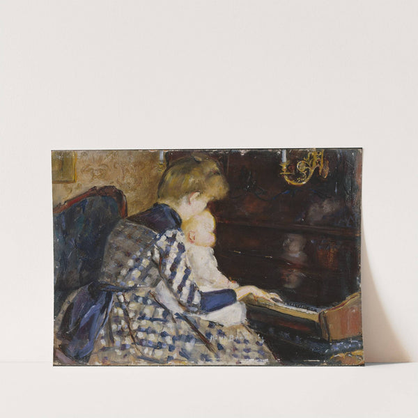 At the Piano (1890) by Mina Carlson-Bredberg