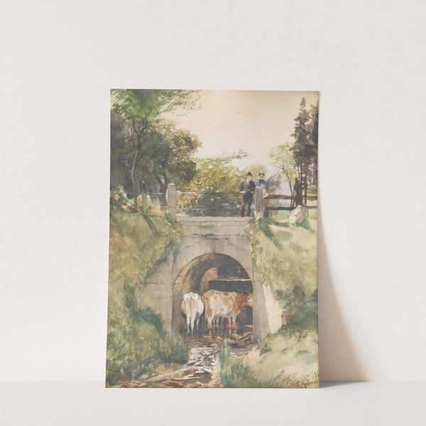 At The Pond Of Externstein In The Teutoburger Land (1876) by Christian Kröner