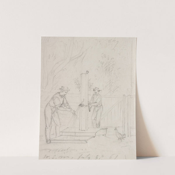 At the Pump by William Sidney Mount