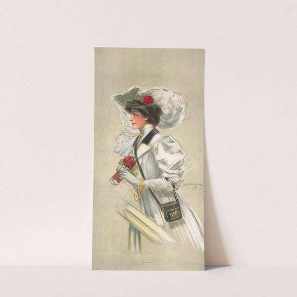 At the races by Hamilton King