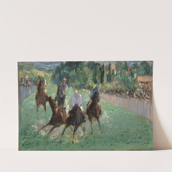 At the Races (c. 1875) by Édouard Manet